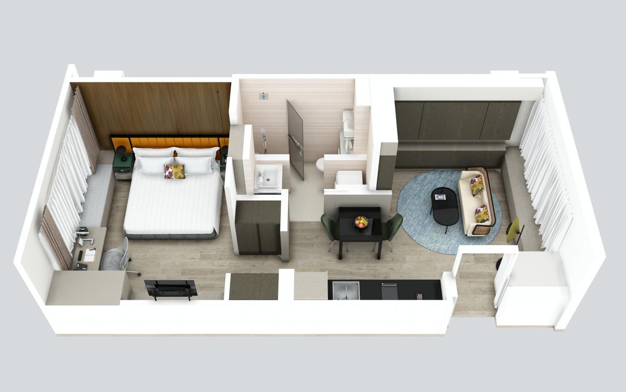 One-Bedroom Deluxe Suite,1277410336:JPEG