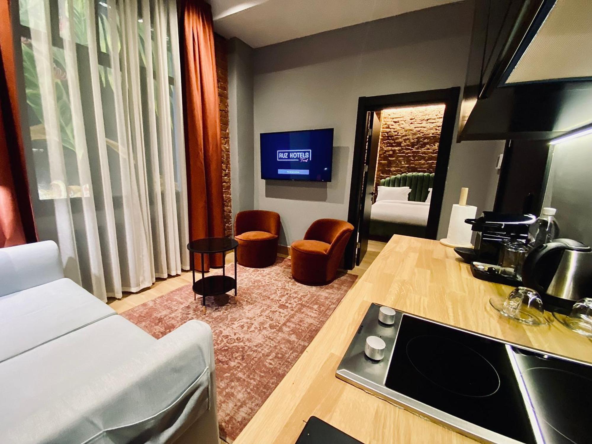 Suite mit Blick auf den Innenhof