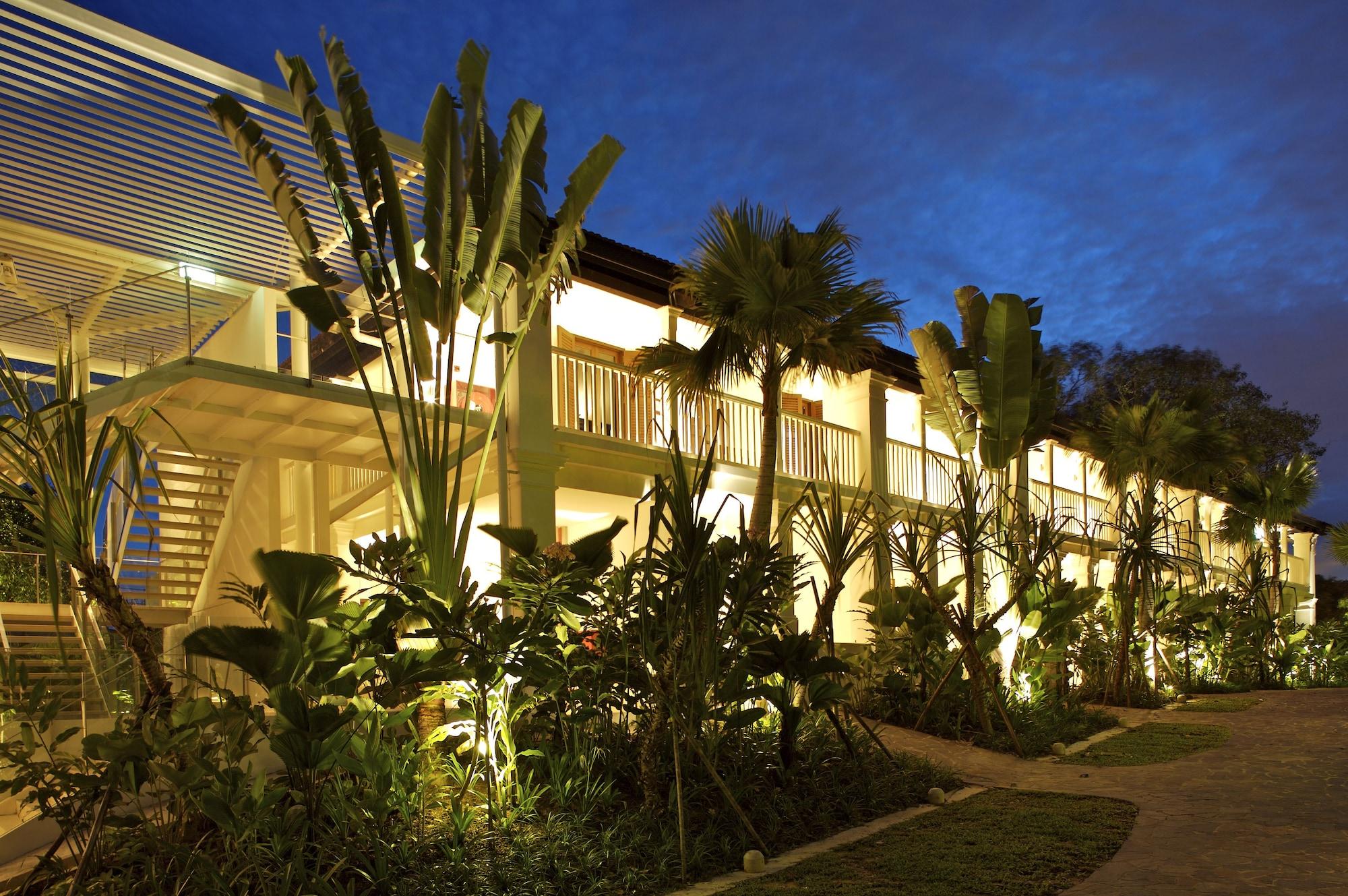 Suite mit Wohnzimmer und Veranda