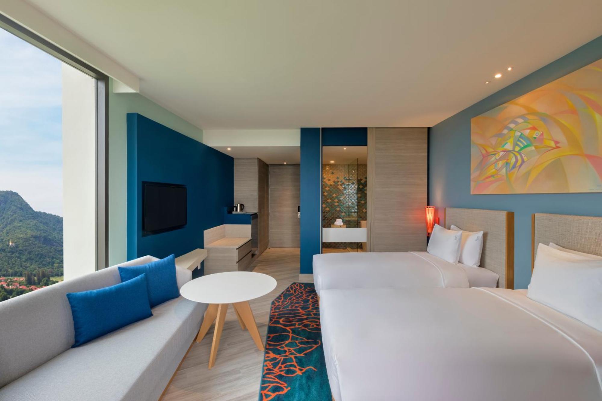Standard Zimmer mit 2 Einzelbetten und Meerblick - obere Etage