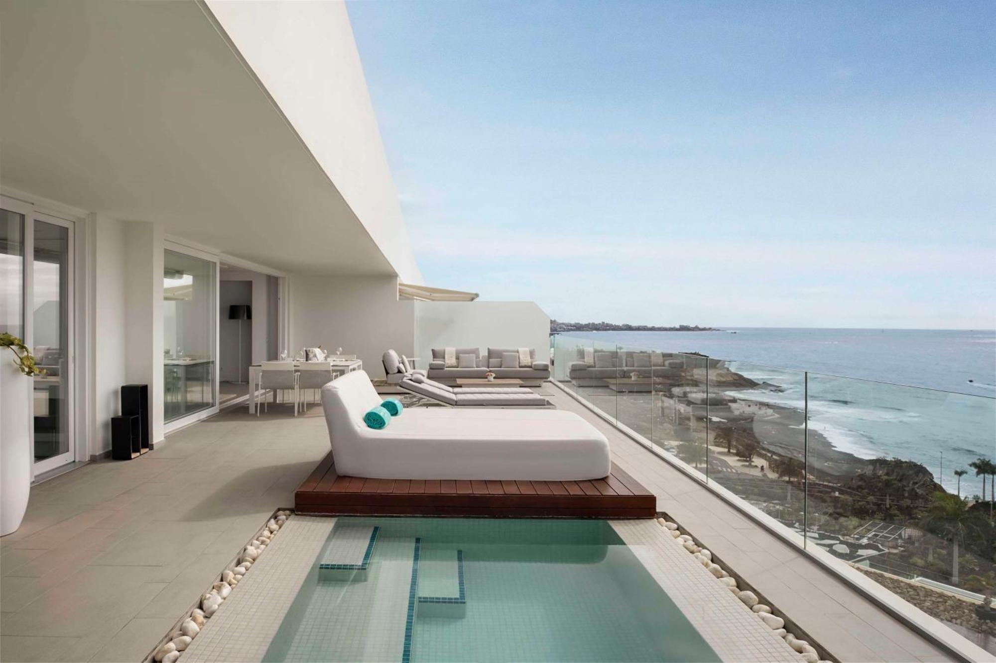 Suite mit 2 Schlafzimmern und eigenem Pool (4 Erwachsene) - Penthouse
