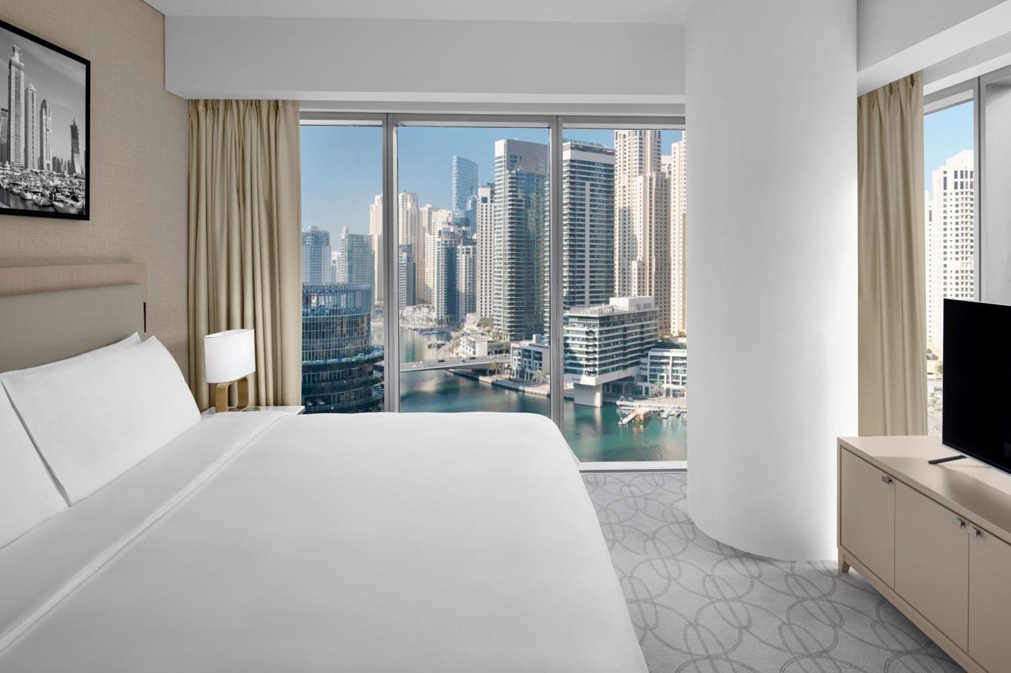 Premier Marina View Suite, King bed, Sofa bed, Club lounge access with Breakfast, Lunch & Dinner, 4PM Late checkout, Including direct access to Dubai Marina Mall & Marina Walk,1596867564:JPEG