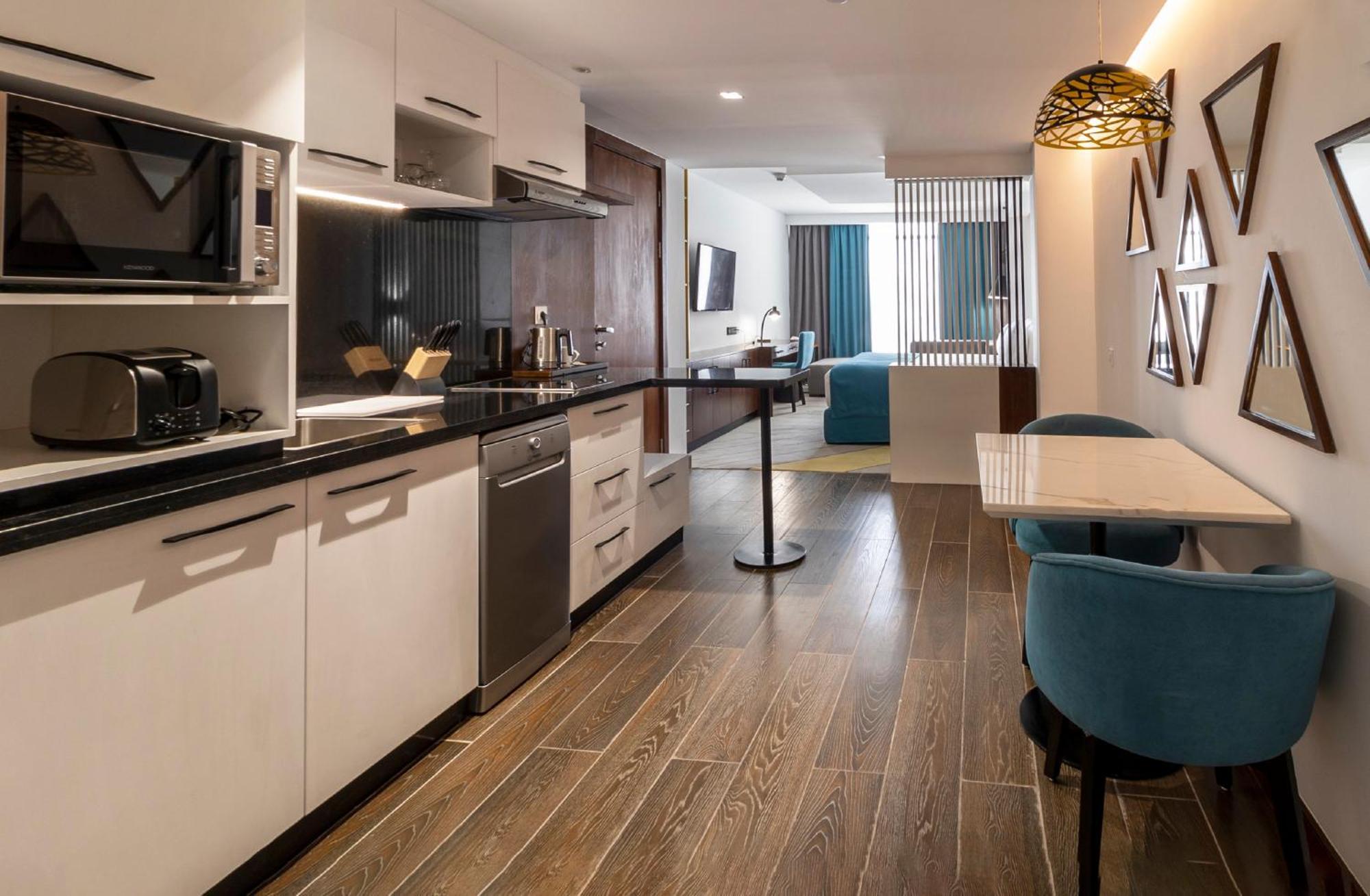 Suite mit 1 Schlafzimmer mit Kingsize-Bett und Blick auf den Nil – Nichtraucher