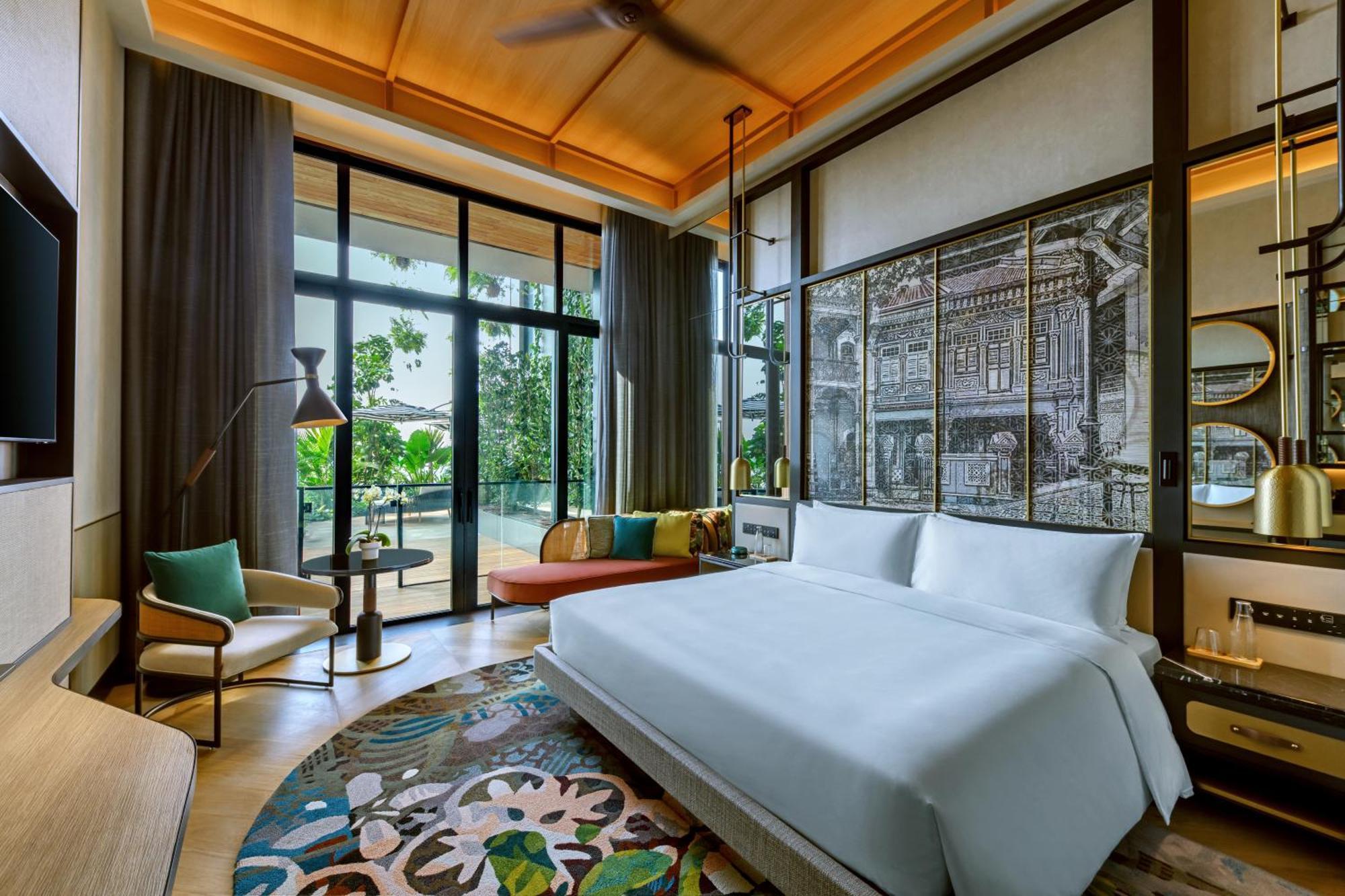 Grand Zimmer mit Kingsize-Bett und Terrasse – Nichtraucher