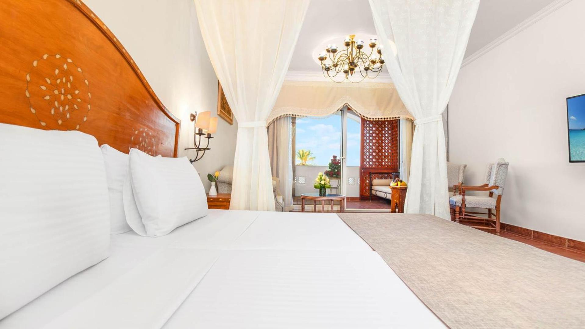 Prestige Deluxe Zimmer mit Queensize-Bett oder 2 Einzelbetten sowie Meerblick