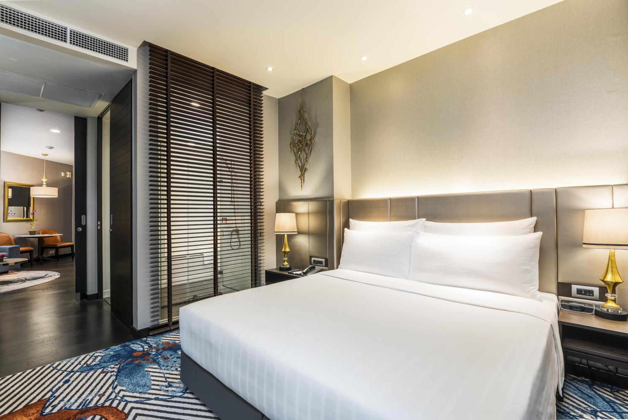 Club Suite mit 1 Schlafzimmer, Kingsize-Bett und Stadtblick