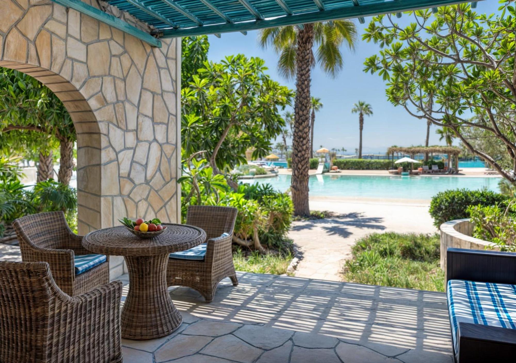 Deluxe Zimmer mit Strandterrasse und Zugang zum Abenteuerpark