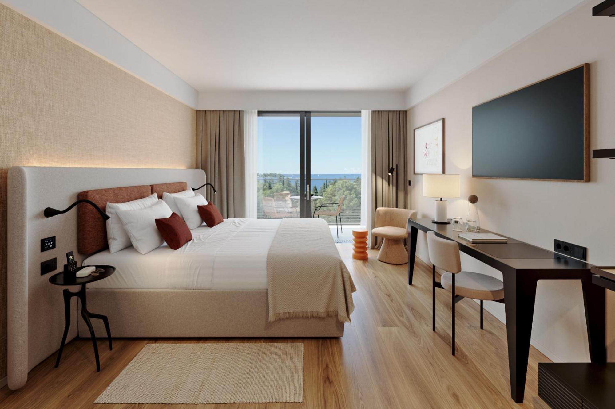 Vierbettzimmer mit Meerblick – Pical Hotel