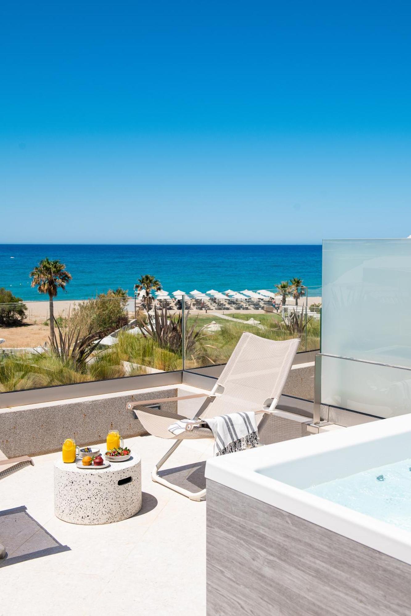 Maisonette mit Whirlpool und Meerblick
