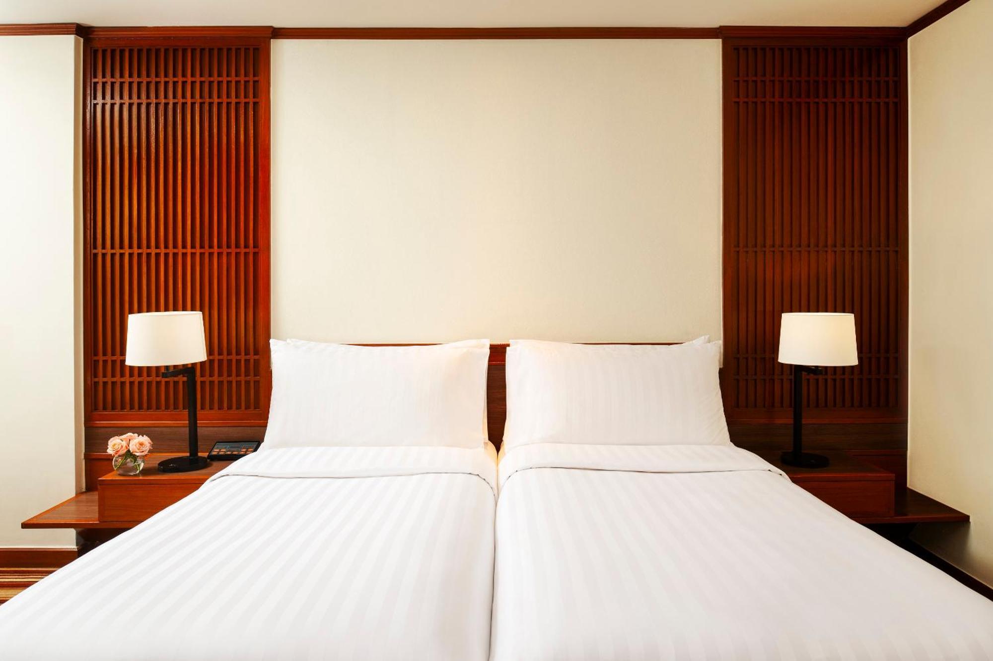 Deluxe Zweibettzimmer mit Stadtblick