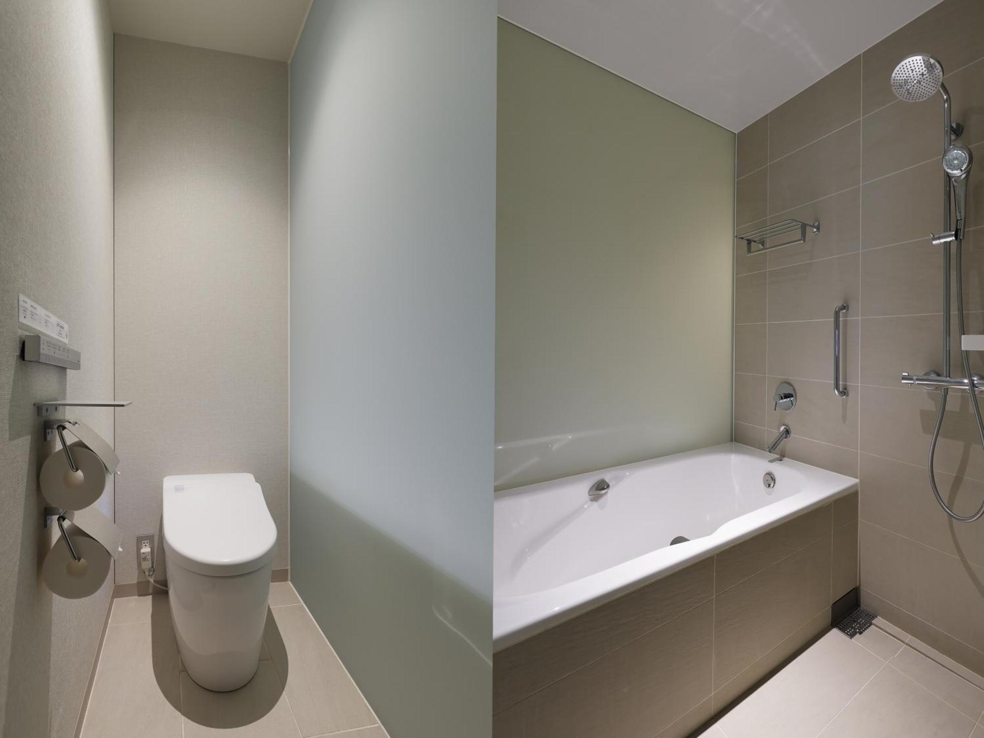 Standard Zimmer mit Queensize-Bett und Badewanne