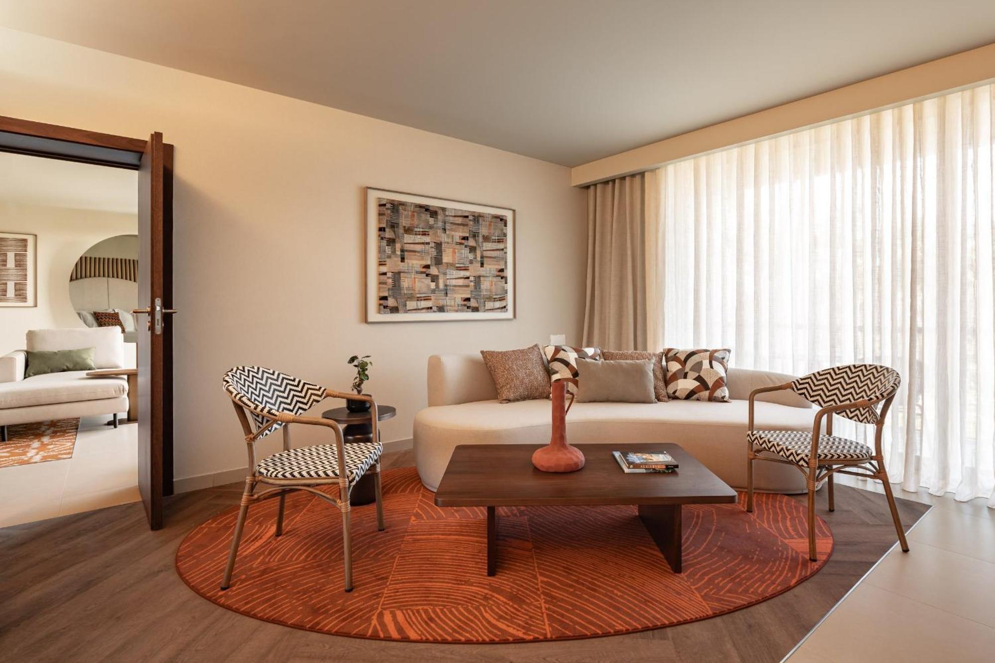 Suite mit 1 Schlafzimmer, Balkon und Blick auf den Pool