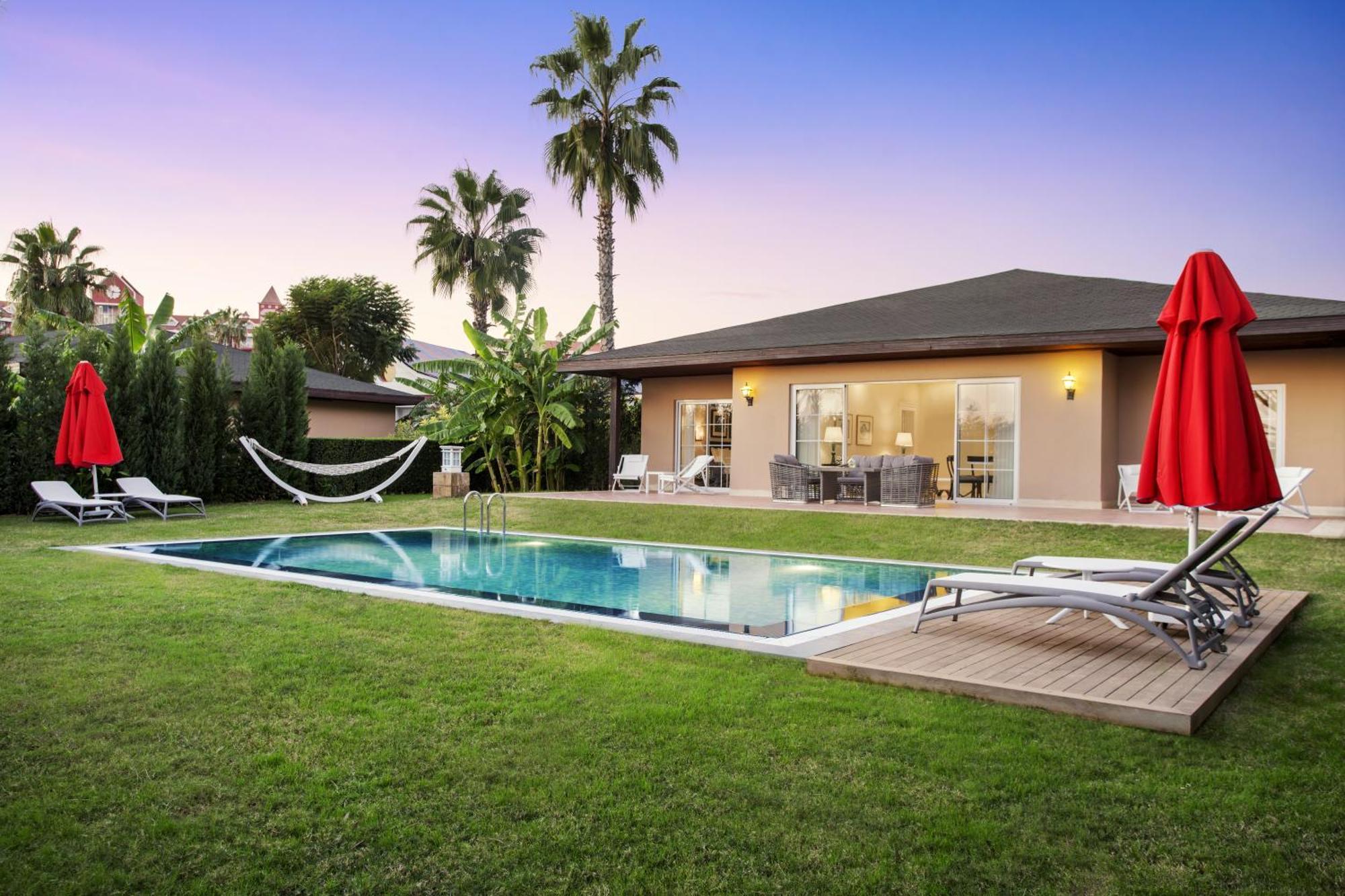 Villa mit Kingsize-Bett