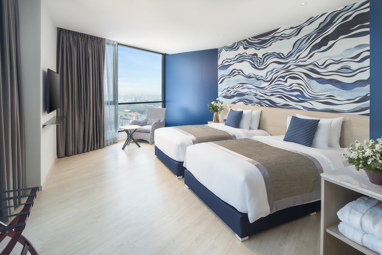 Großes Deluxe Eckzimmer mit Meerblick